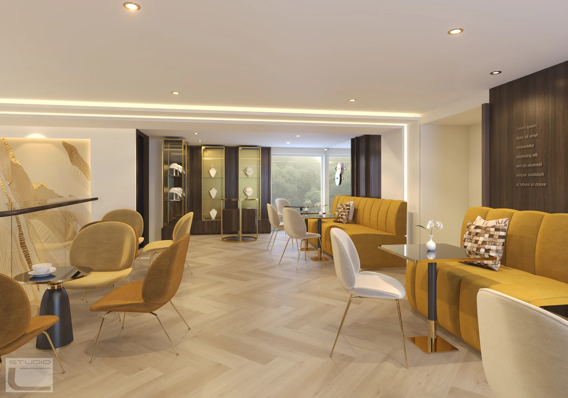 Café Vienna del AMADEUS Mira, render
