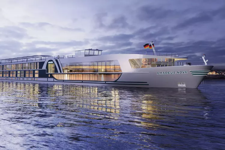 AMADEUS River Cruises is planning a new generation of passenger ships: AMADEUS Nova will commence cruises on the Rhine and Danube in spring 2024 (Image at LateCruiseNews.com - June 2023)